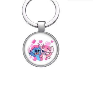 Stitch and Angel Keychain